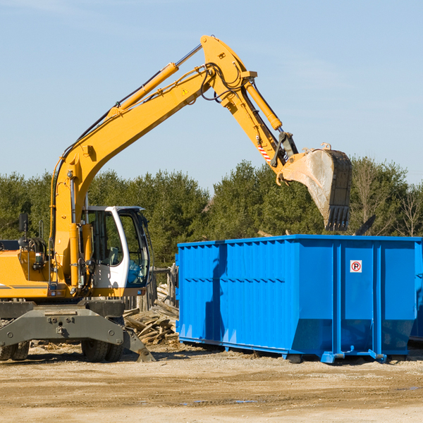 are there any restrictions on where a residential dumpster can be placed in Murray